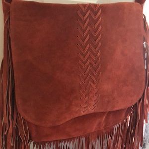 Burnt orange shoulder bag